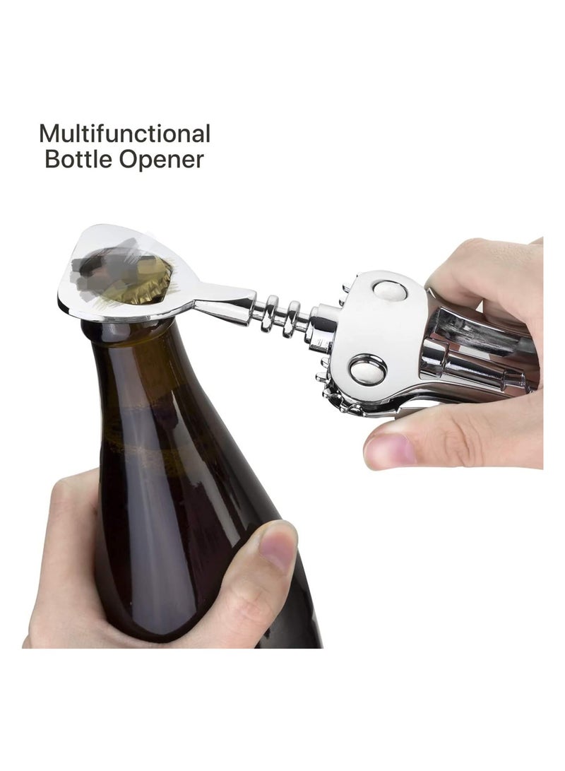 Bukela Bottle Opener, Zinc Alloy Premium Wing Corkscrew bottle Bottle Opener with Multifunctional Bottles Opener Upgrade - Image 4