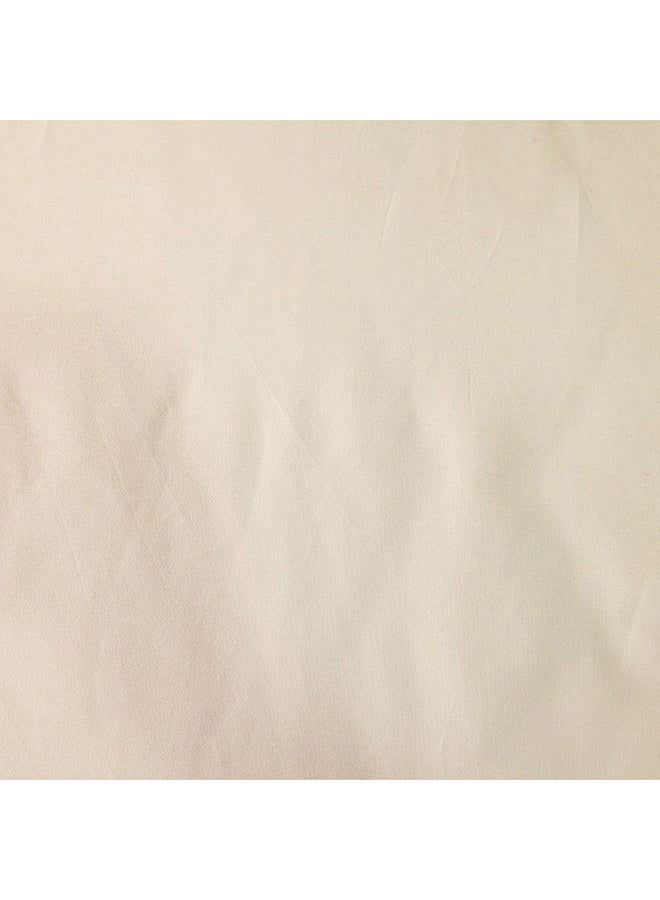 Danube Home Serene 3 Pc Cotton Queen Fitted Sheet Set - Beige - 160x200 cm + 35 cm, 50x75 cm | 100% Cotton -300 Thread Count Bedding Set For Bedroom - Image 2