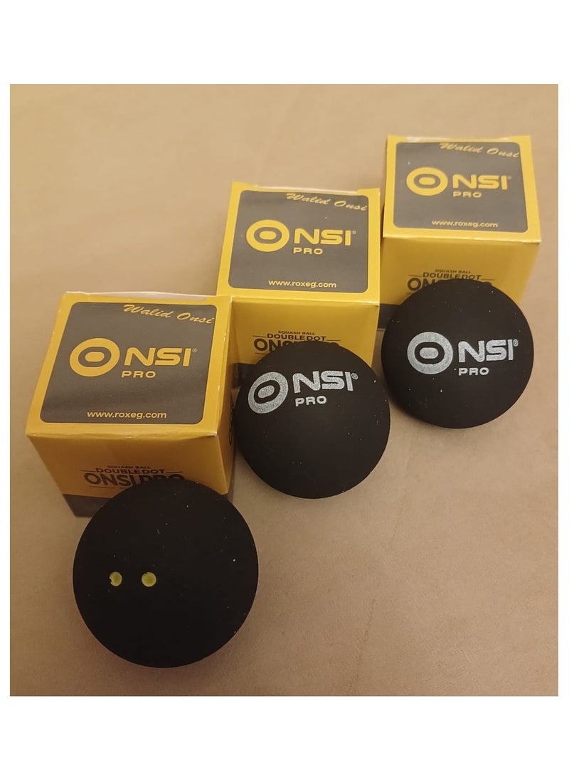 Onsi Pro Onsi Pro Squash Balls (3 Pieces) 
