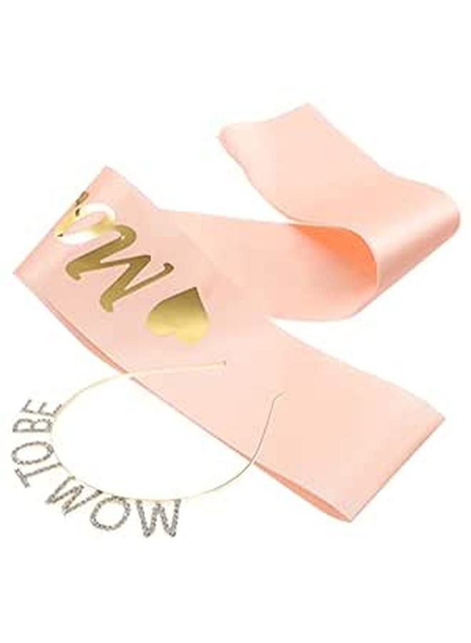 Maternity Headband And Sash Set For Pregnancy Photos Shower Props Accessories - Image 1