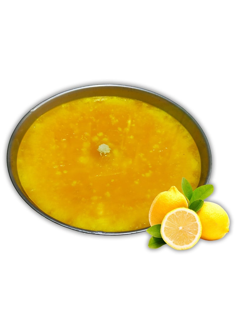 ALRAWDA Citronella Candel Repels Flies And Mosquitoes, Made From The Finest Imported WAX, With A Lemon Scent, Used In Restaurants, Cafes And Open Spaces  - Image 2