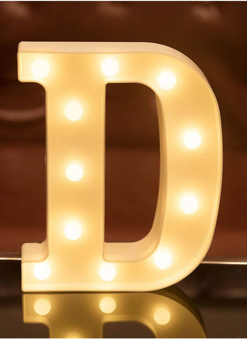 Alphabet LED Letter Lights Light Up Plastic Letters Standing Hanging D ( 8.86in x 7.08in x 1.69inches ) - pzsku/ZCB039C0CBA6F7634C470Z/45/_/1692360661/61e664bb-2259-4adf-9445-e4b5514cf297