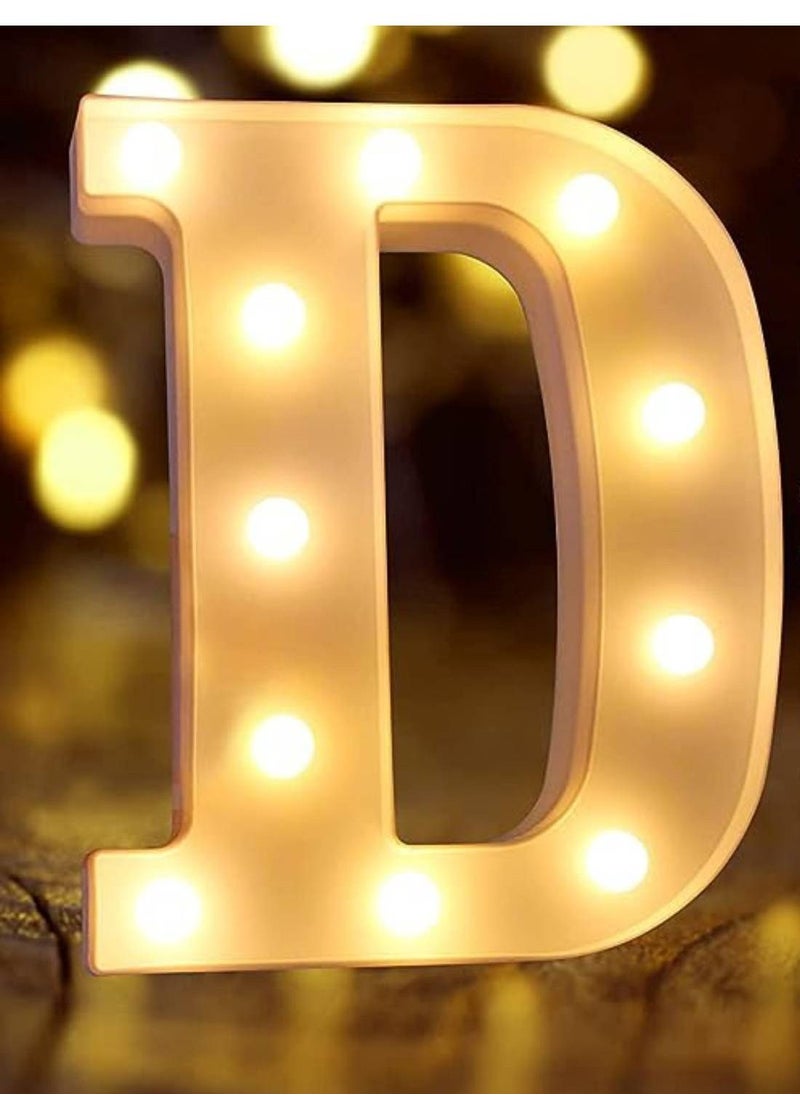 Alphabet LED Letter Lights Light Up Plastic Letters Standing Hanging D ( 8.86in x 7.08in x 1.69inches ) - pzsku/ZCB039C0CBA6F7634C470Z/45/_/1692360665/9c20a54b-7704-459f-940b-6d472a6e5fab