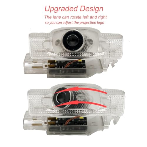KMH Ghost Shadow Light LED Projector Light | Warning Anti Rear end Collision | 3D Welome Sensor Wireless Car Logo Design Puddle Lamp - Pack of 2 (Model 1) - Image 5