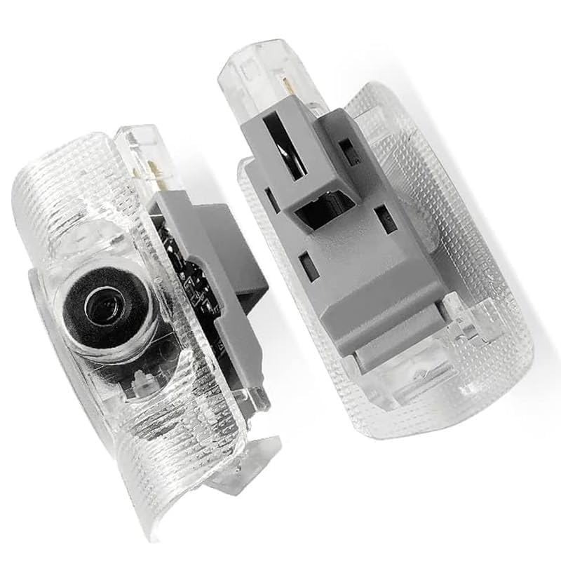 KMH Ghost Shadow Light LED Projector Light | Warning Anti Rear end Collision | 3D Welome Sensor Wireless Car Logo Design Puddle Lamp - Pack of 2 (Model 1) - Image 2