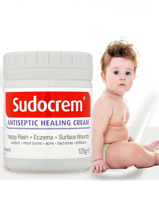 Sudocrem Antiseptic Healing Cream To Protect Rash And Surface Wound For Baby 125g,Soothes, Heals, And Protects, Relief And Treatment Of Diaper Rash, Developed To Provide Optimal Hydration And Moisturisation  - Image 1