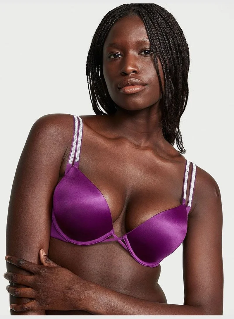 Victoria's Secret Bombshell Add-2-Cups Double Shine Strap Push-Up Bra