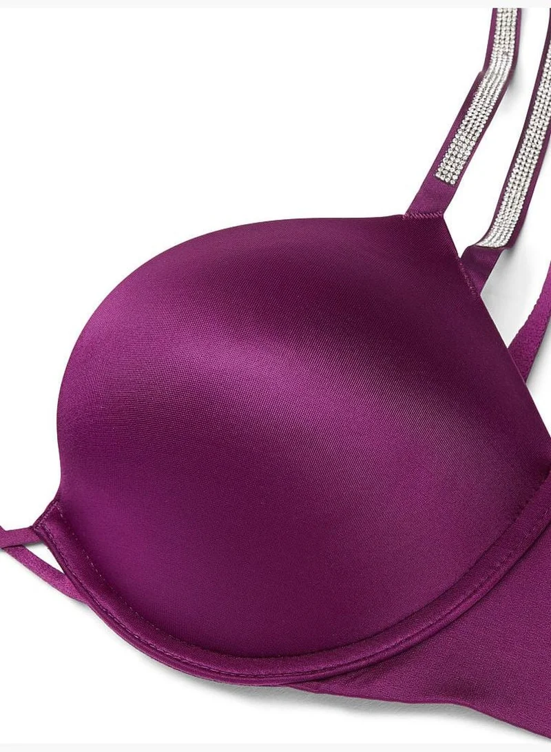 Victoria's Secret Bombshell Add-2-Cups Double Shine Strap Push-Up Bra
