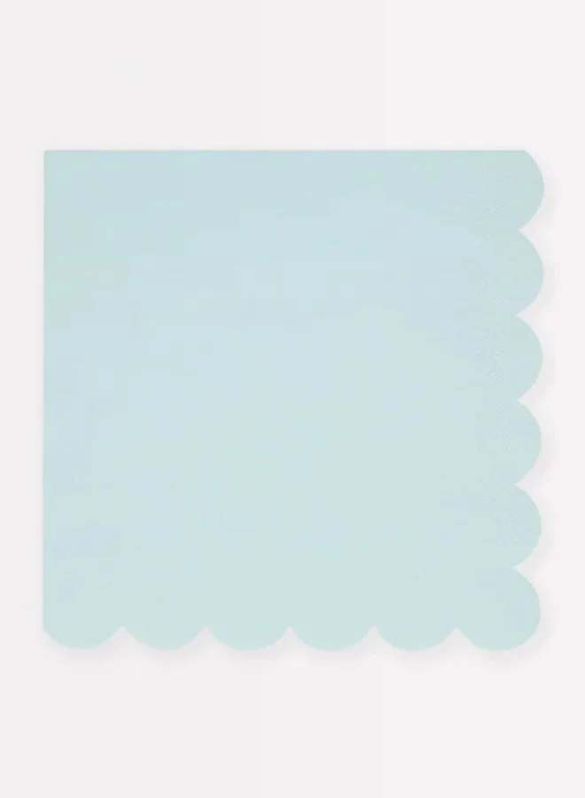 Meri Meri Summer Sky Blue Large Napkins