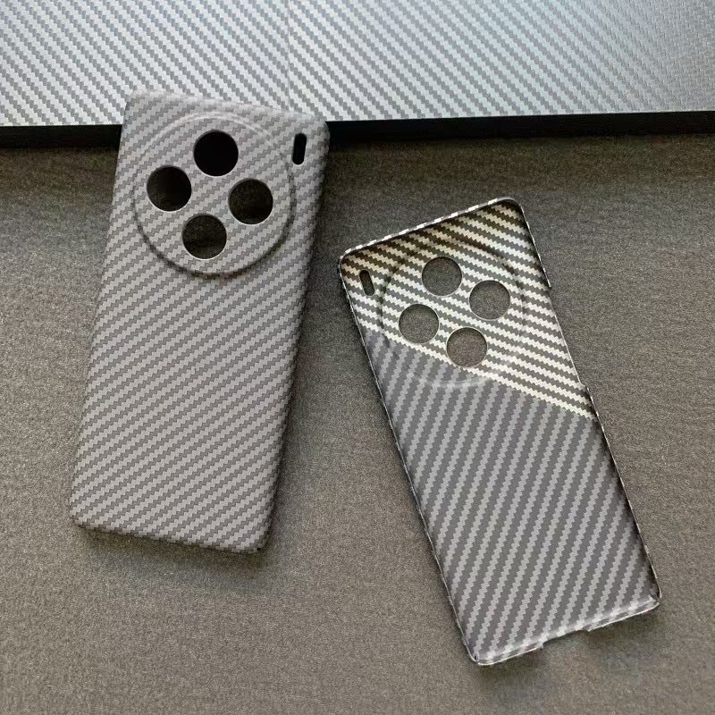 Carbon Fiber Pattern Hard Phone Case for Vivo X300 Pro X200S X100 Ultra, Anti-Slip Anti-Scratch Cover - Image 5