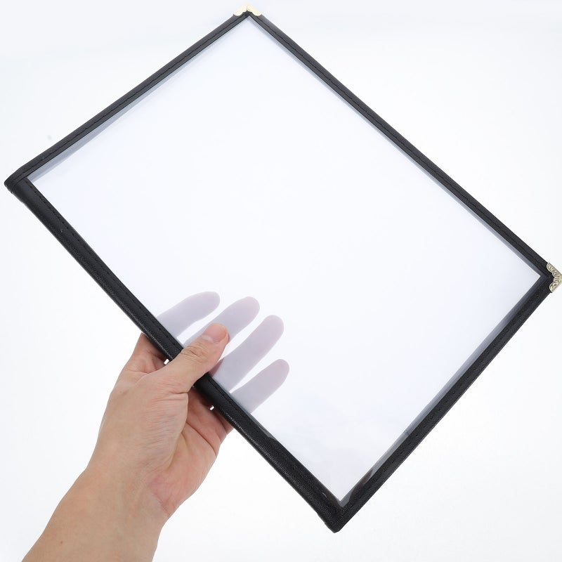 Menu Display Holder for Restaurants with Durable PVC Binder - Image 4