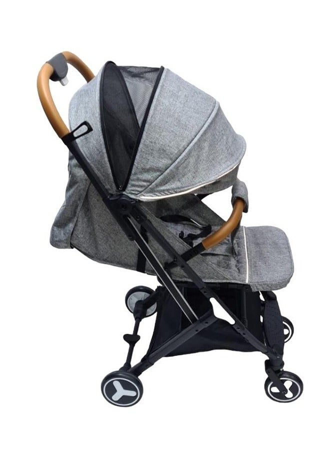 StarKids Baby Foldable Stroller With Multiple Recline Position And Adjustable Canopy - Image 2