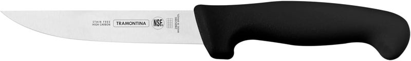 Tramontina Professional Stainless Steel Boning Knife, 5-inch Blade Size, Black - Image 1