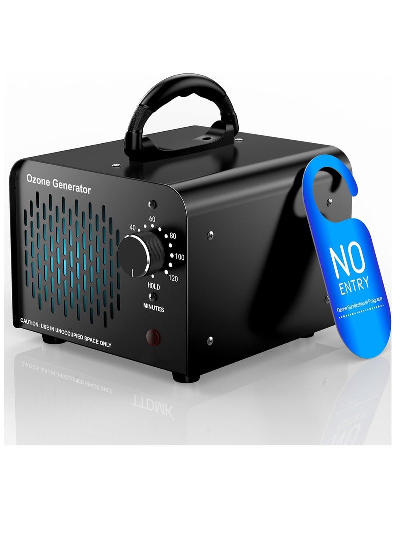 SYOSI Commercial Ozone Machine, Ozone Generator 15,000mg/h, High Capacity Ozone Machine Odor Removal, Home Ozone Generator for Car, Pet, Smoke, Home, etc, Black, 1 Pcs  - Image 1