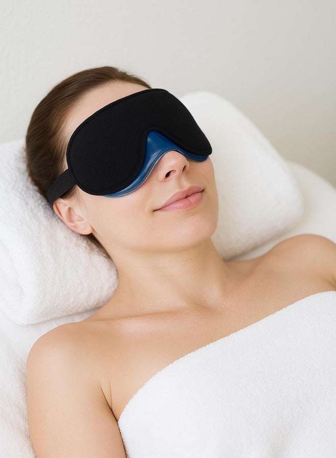 Dwariyan SPARKAN Hot & Cold Gel Eye Mask for Dark Circles, Puffiness & Relaxation | Reusable Cooling Eye Mask with Adjustable Strap for Men & Women - Image 4