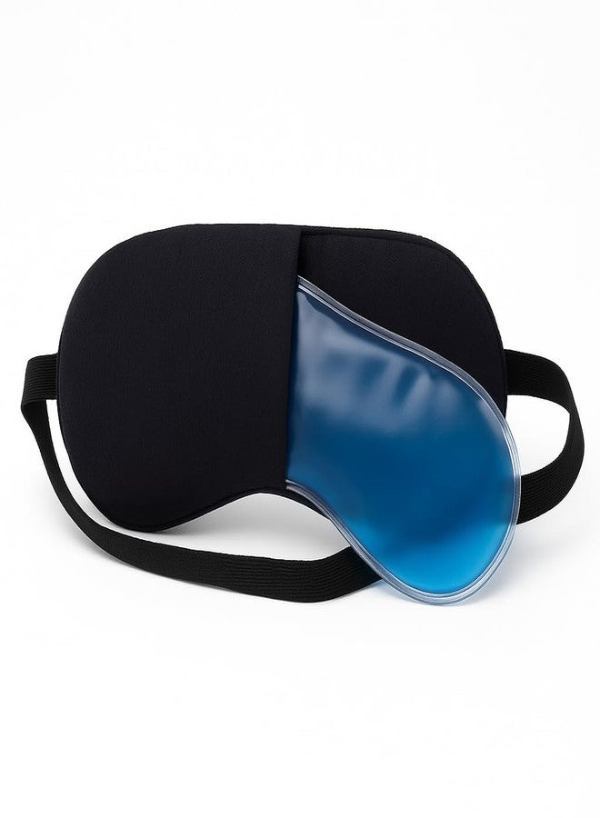 Dwariyan SPARKAN Hot & Cold Gel Eye Mask for Dark Circles, Puffiness & Relaxation | Reusable Cooling Eye Mask with Adjustable Strap for Men & Women - Image 1