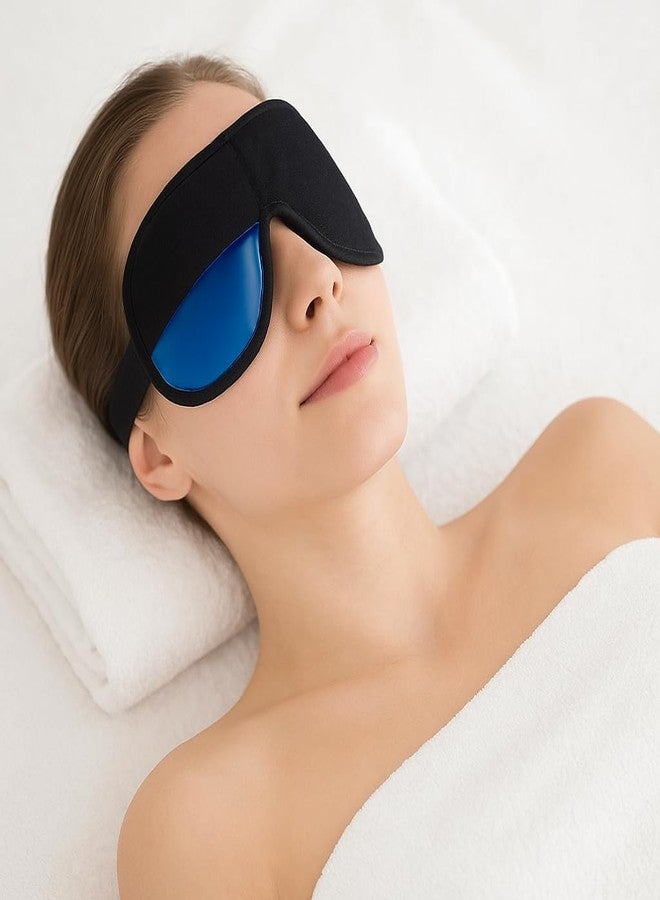 Dwariyan SPARKAN Hot & Cold Gel Eye Mask for Dark Circles, Puffiness & Relaxation | Reusable Cooling Eye Mask with Adjustable Strap for Men & Women - Image 5
