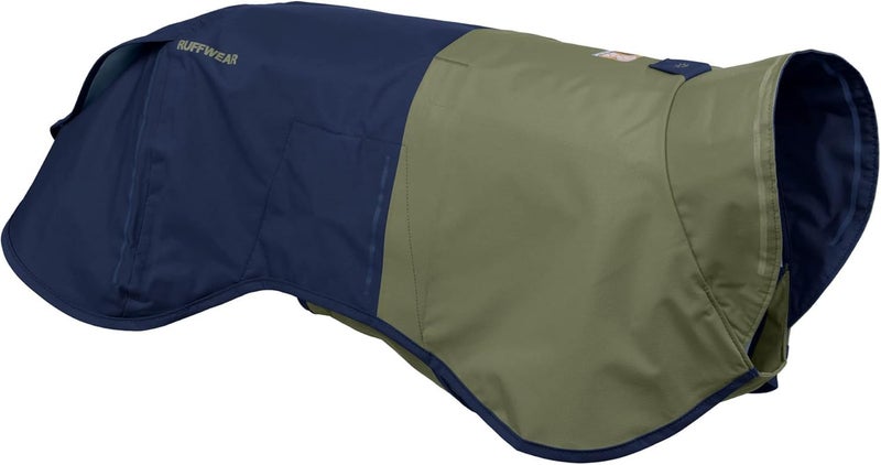 Ruffwear, Sun Shower Dog Raincoat, All-Weather Jacket, Waterproof, Windproof & Lightweight, Midnight Blue, Small - Image 1