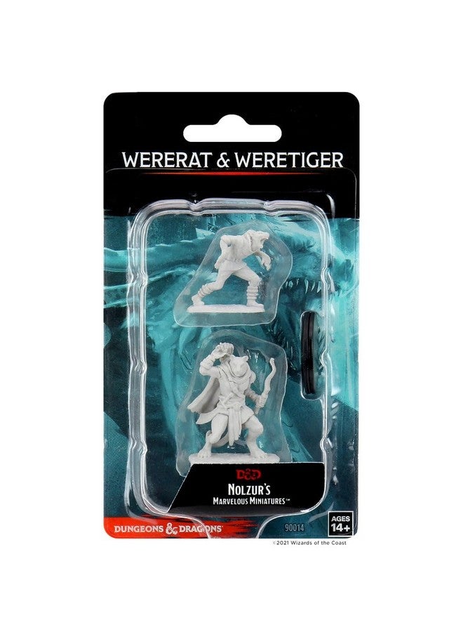 NECA D&D Nolzur's Marvelous Miniatures - Wererat & Weretiger - Image 1