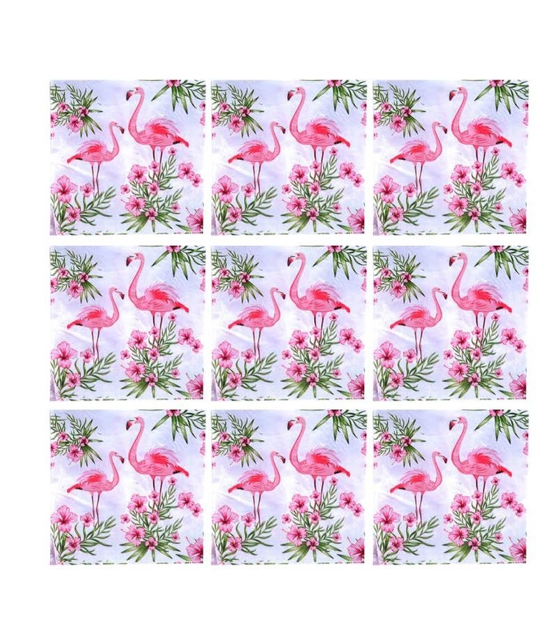 Hawaiian Tropical Printed Napkins 40 Count for Party Luau Wedding - Image 2
