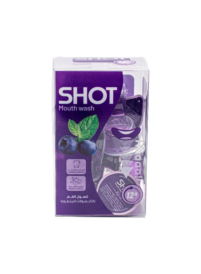 شوت كبسولات غسول الفم المطورة بنكهة التوت من شوت – 20 قطعة 15 مل - Image 3