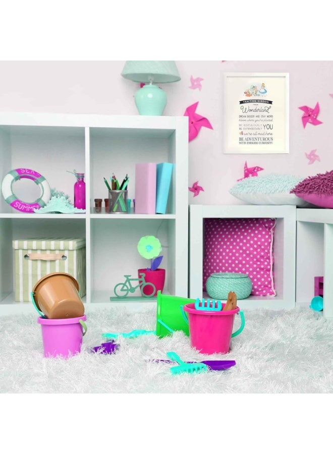 Open Road Brands Alice in Wonderland Tea Time Wisdom Framed Wall Decor - Charming Alice in Wonderland Picture - Image 3