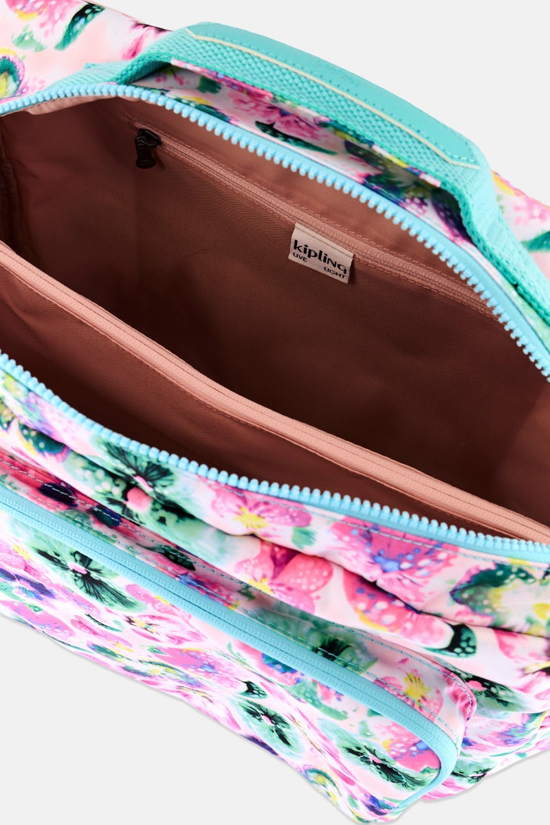 kipling Women Floral Print Backpack, Multicolor - Image 3