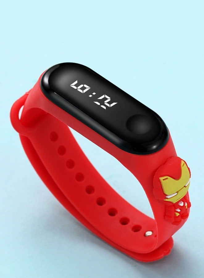 4-Piece Kids Digital Watch Sports Touch Electronic LED Waterproof Kids Watch  - Image 5