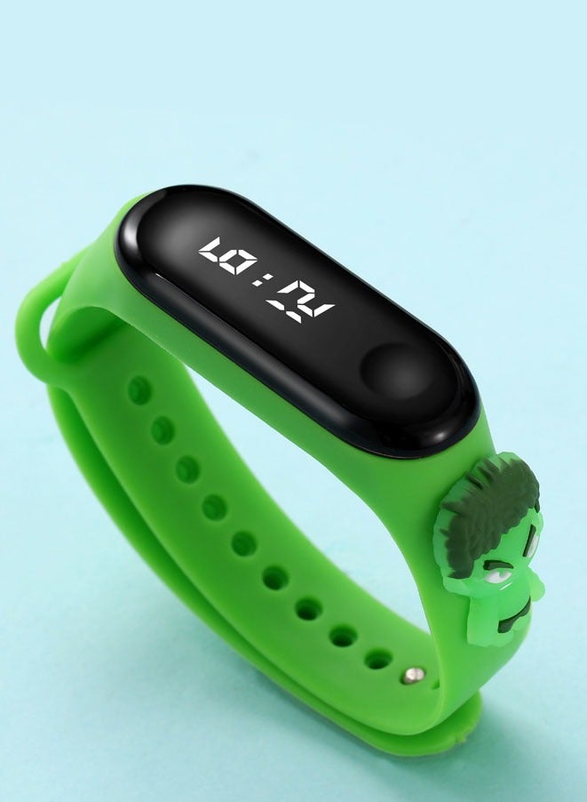 4-Piece Kids Digital Watch Sports Touch Electronic LED Waterproof Kids Watch  - Image 3
