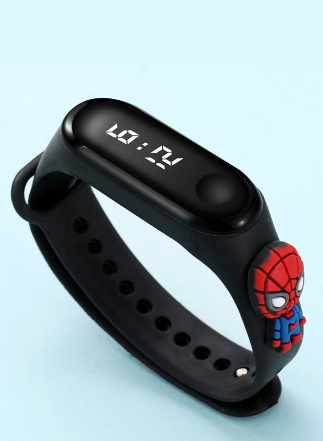 4-Piece Kids Digital Watch Sports Touch Electronic LED Waterproof Kids Watch  - Image 4