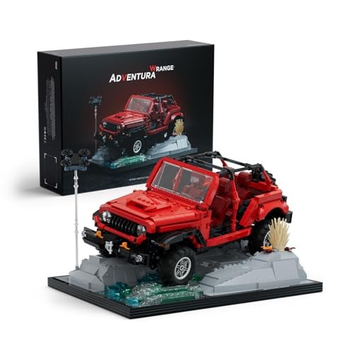 Nifeliz Wrange Pickup car Model Building Set Unique OffRoad Car Building Toy for Adults Display Model Set for Adult Gift Giving 1993 PCS NF10281 - Image 1