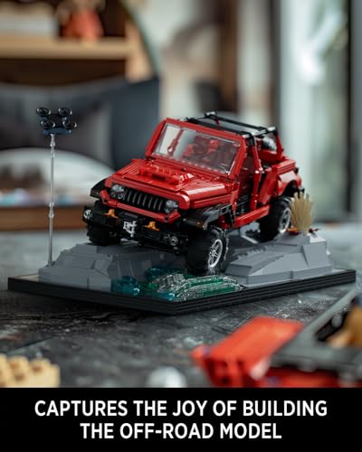 Nifeliz Wrange Pickup car Model Building Set Unique OffRoad Car Building Toy for Adults Display Model Set for Adult Gift Giving 1993 PCS NF10281 - Image 5