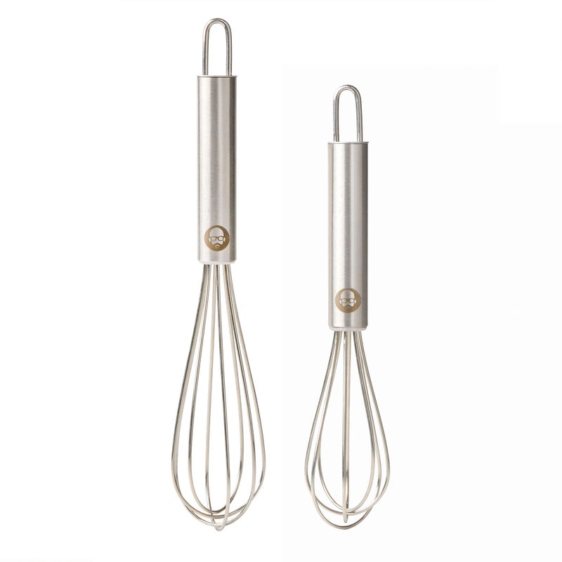 Babish 2Piece 5 and 7 Stainless Steel Tiny Whisk Set