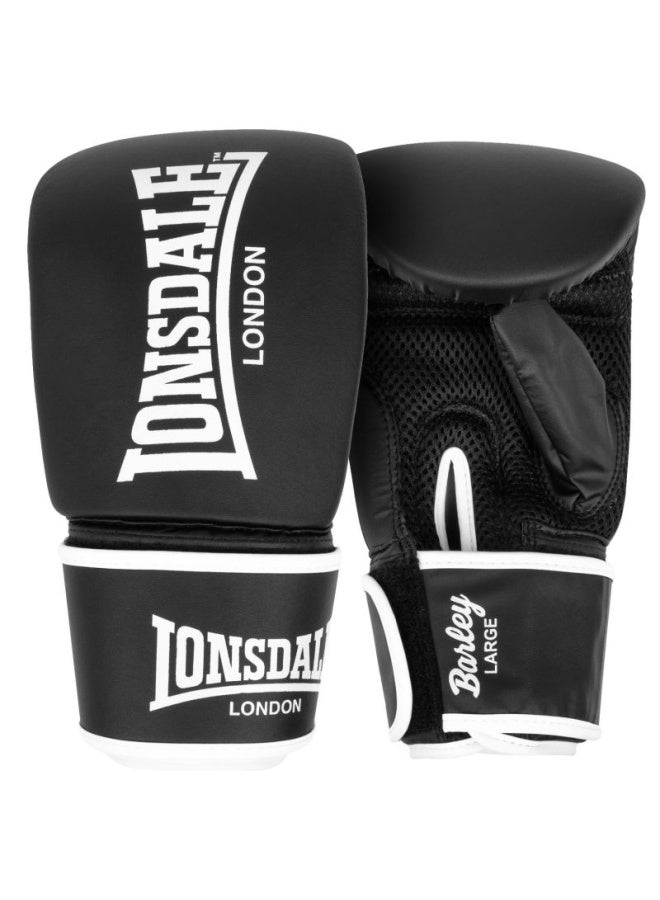 Lonsdale Barley Bag Mitts Black/White L - Image 1