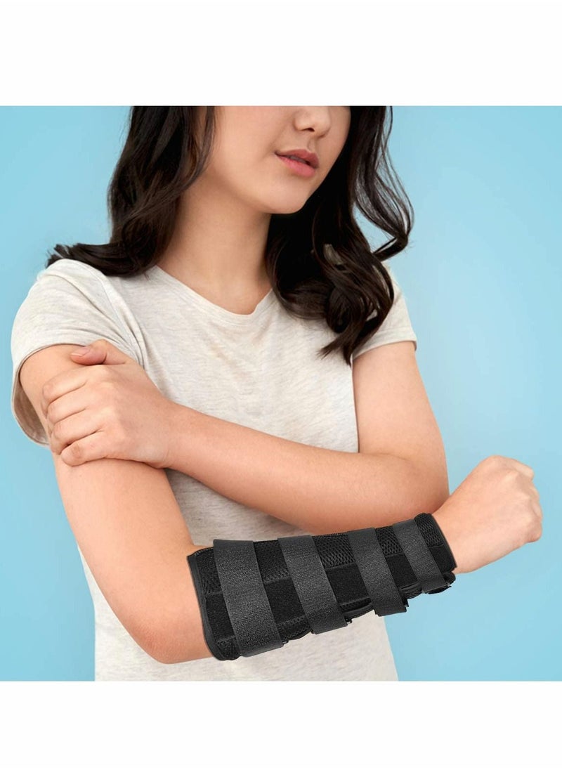 SYOSI - Arm Splint Support Elbow Fracture Immobilizer Protector for Cubital Tunnel Ulnar Nerve Injuries Night Stabilizer Support Sleeve Fixing Brace of Elbow Joint Arm Splint (M) - Image 1
