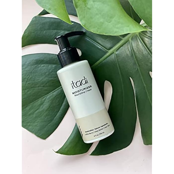 ITADI Organic Natural Daily Face Moisturizer Cream | Coffee Berry, Aloe Vera & Shea Butter Infused Hydration | Soothing for Dry Skin | Lightweight Face Cream With Vitamins + Aloe Vera - 4 fl oz - Image 3