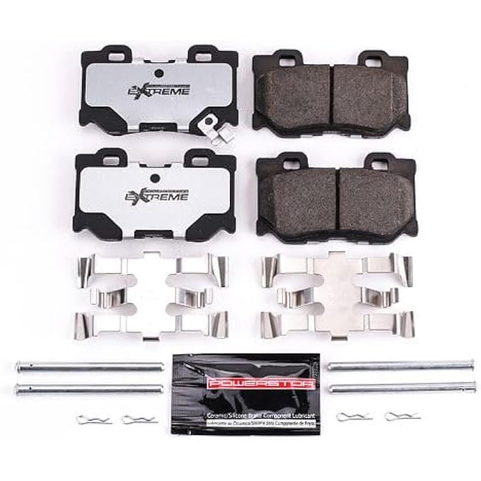 rayihni Power Stop Z261347 Z26 Rear CarbonFiber Ceramic Brake Pads For FX50 G37 M35h M37 M56 Q50 INFINITI Q60 Q70 Q70L Q 370Z Niss Model Specific - Image 3