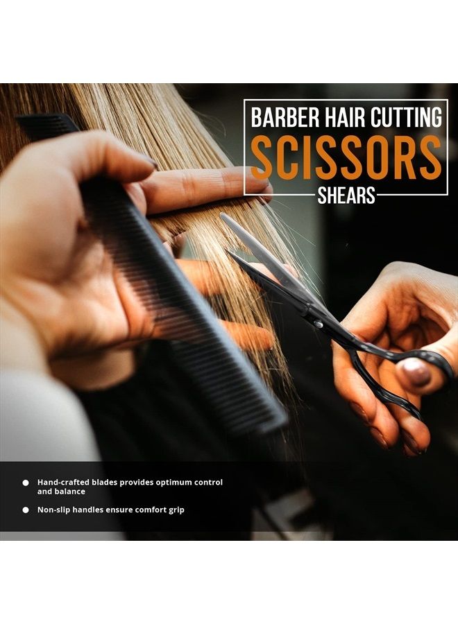 Utopia Care Hair Cutting and Hairdressing Scissors 6.5 Inch, Premium Stainless Steel shears with smooth Razor & Sharp Edge Blades, for Salons, Professional Barbers, Men & Women, Kids, Adults, & Pets. - Image 3