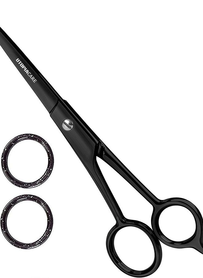 Utopia Care Hair Cutting and Hairdressing Scissors 6.5 Inch, Premium Stainless Steel shears with smooth Razor & Sharp Edge Blades, for Salons, Professional Barbers, Men & Women, Kids, Adults, & Pets. - Image 1