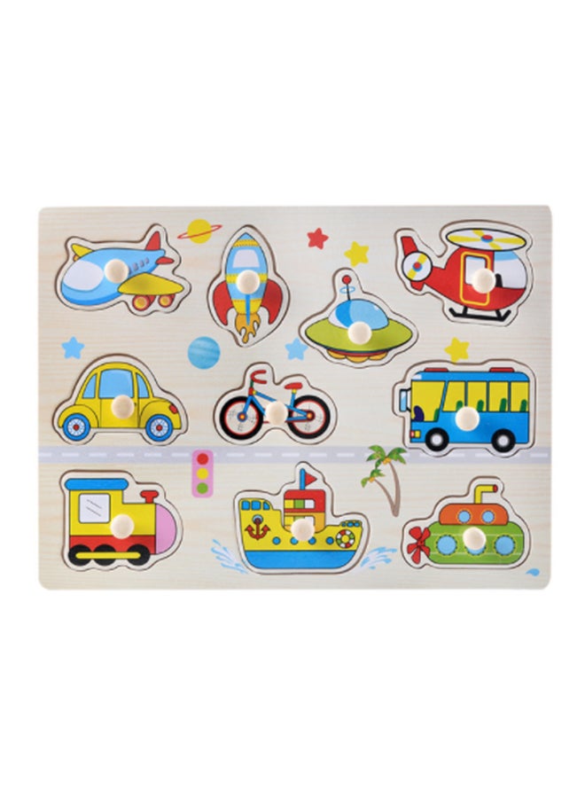 Transport Themed Wooden Jigsaw Puzzle Toy