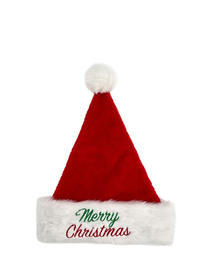CHRISTMAS MAGIC قبعة سانتا الفاخرة مع ضوء - Image 1