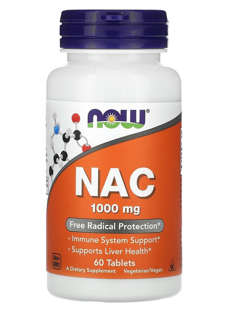 أقراص NAC بتركيز 1000 مجم - 60 قرص