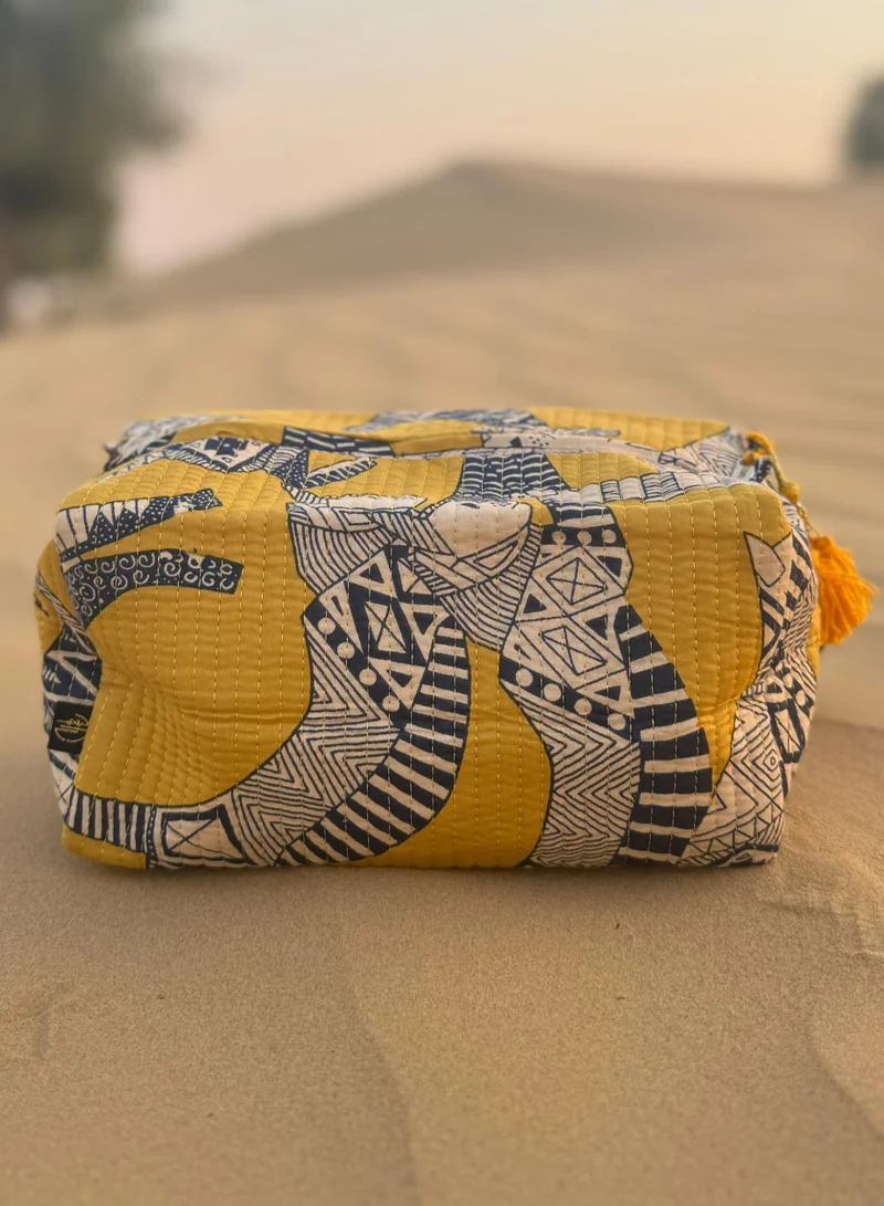 Tohfa Luxe Tohfa Luxe Zarfa Handmade Block Printed Pouch