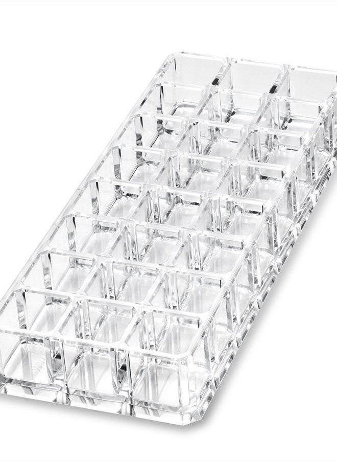 BY ALEGORY byAlegory Premium Beauty Organization Acrylic Lipstick Organizer & Beauty Container 24 Space Storage (Clear)  - Image 3