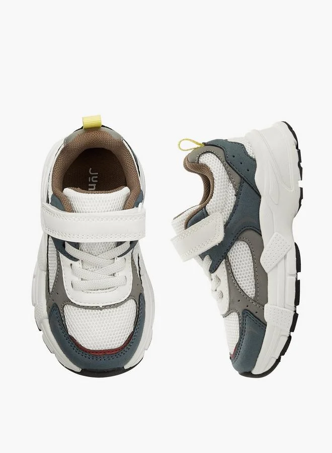 جونيورز Boys Hook & Loop Ankle School Sneakers