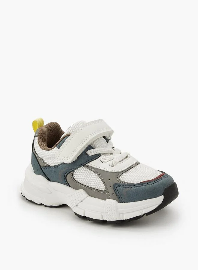 جونيورز Boys Hook & Loop Ankle School Sneakers
