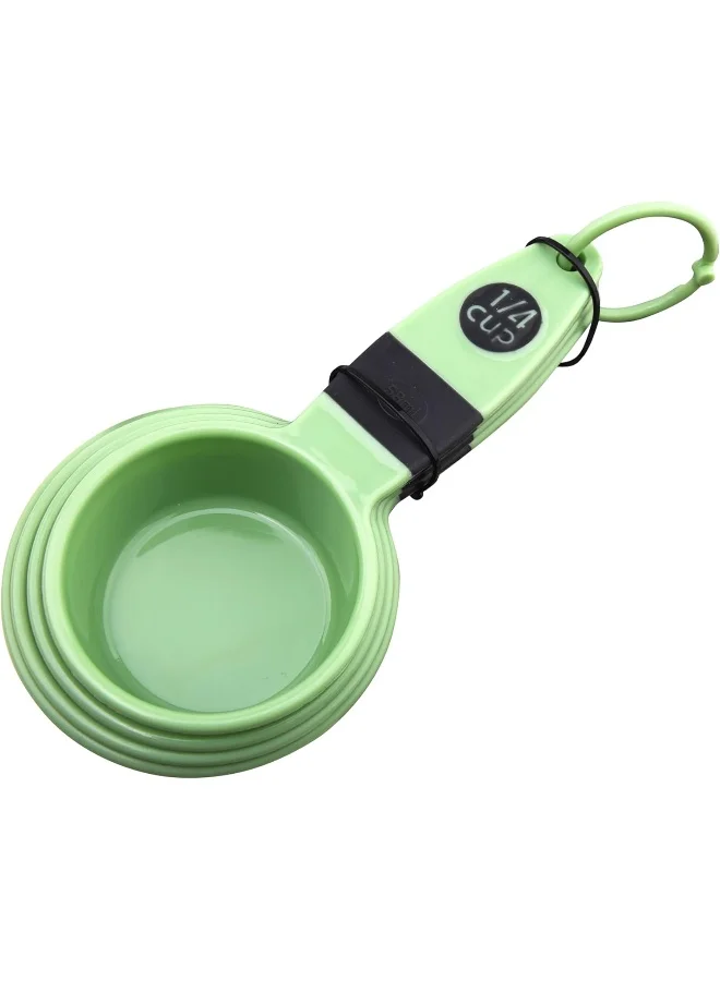 Cuisine Art 7Pieces Measuring Cup Set, Pesto Green, Polypropylene