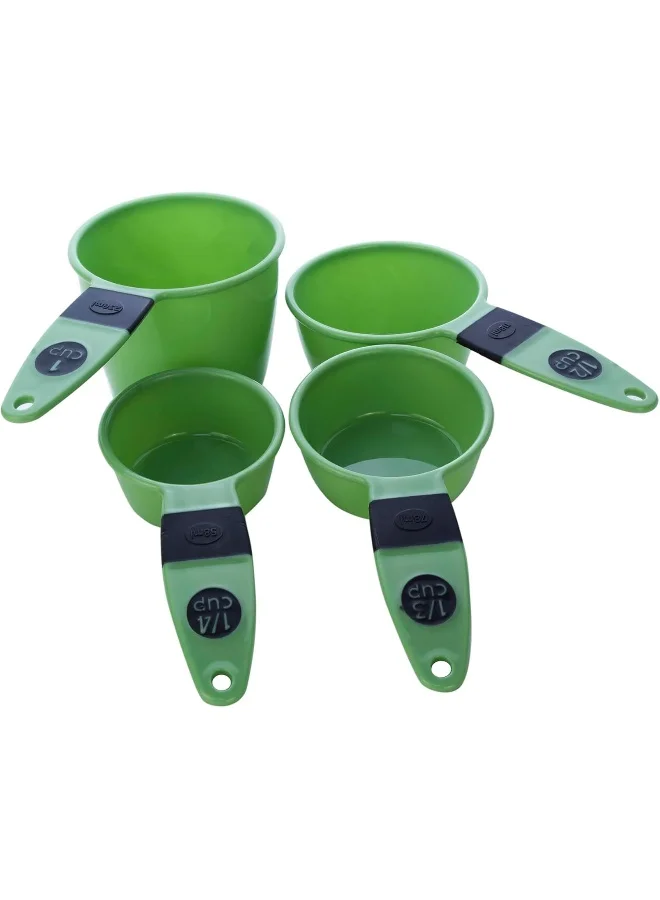 Cuisine Art 7Pieces Measuring Cup Set, Pesto Green, Polypropylene