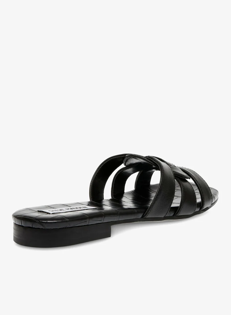 STEVE MADDEN  Steve madden vcay black croc women's sandals for Women | Best Price UAE