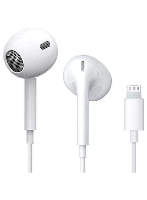 Lightning Headphone Wired for iPhone 13 [MFi Certified] Built-in Microphone & Volume Control, in-Ear Stereo Headset